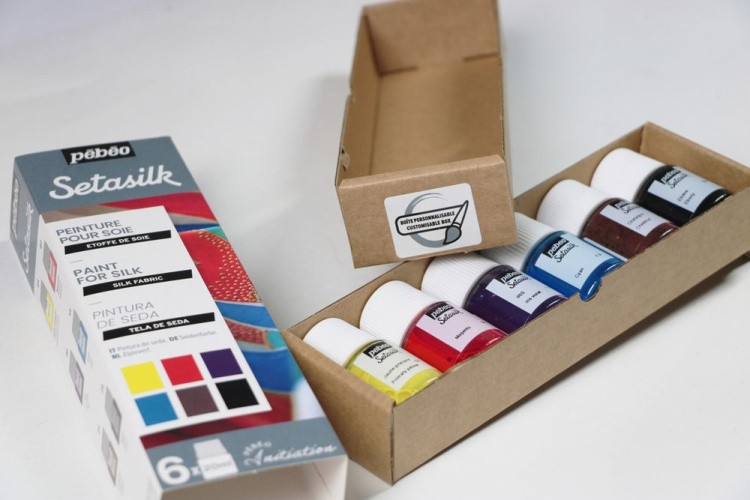 Набор красок Setasilk «Открытие» по шелку PEBEO, 6 цв., 20 мл — картинка 5