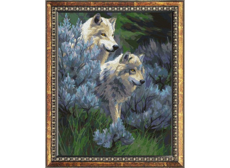 Картина по номерам «Волчья верность» — картинка 2