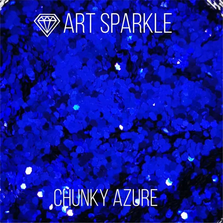 Глиттер крупный Chunky Azure, 50 г, Craftsmen.store — картинка 2