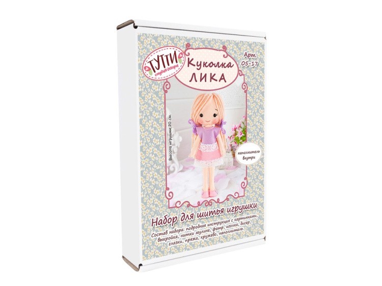 Набор для шитья игрушки «Куколка Лика» — картинка 2