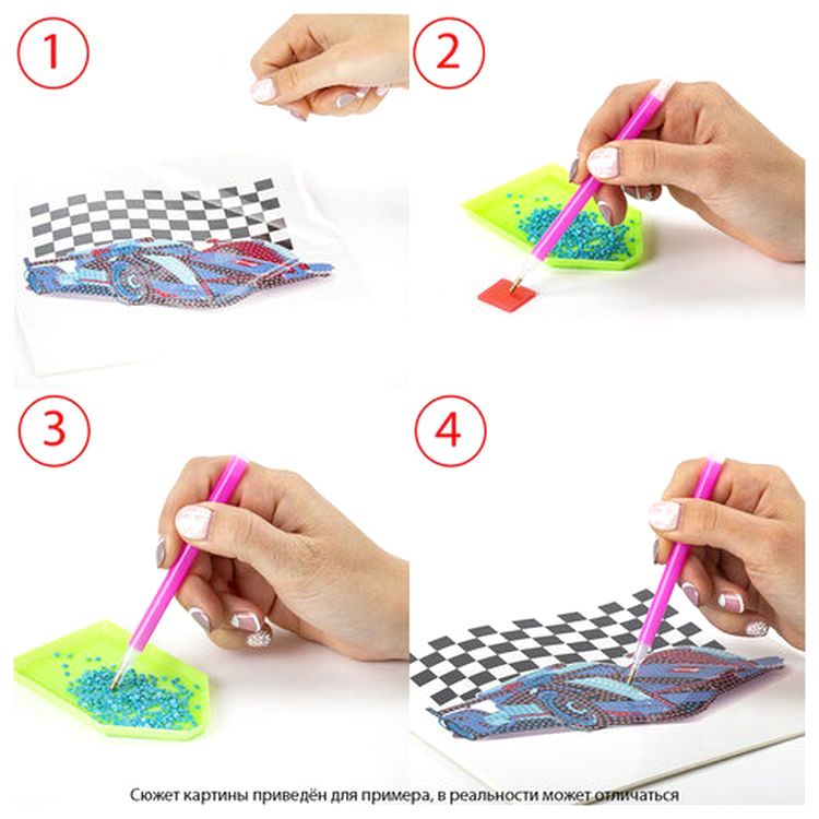 Алмазная вышивка «Букет для мамы» — картинка 4