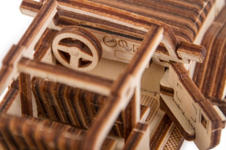 Конструктор из дерева «Сафари Джип», Wood Trick — картинка 3