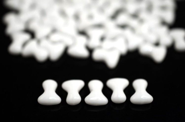 Бусины Preciosa (Чехия) TEE 111-01364-00, 10 г, цвет: 2020 белый — картинка 2