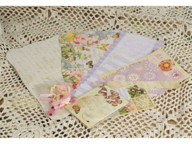 Набор для скрапбукинга «Цветы - Фотоальбом mini» — картинка 2