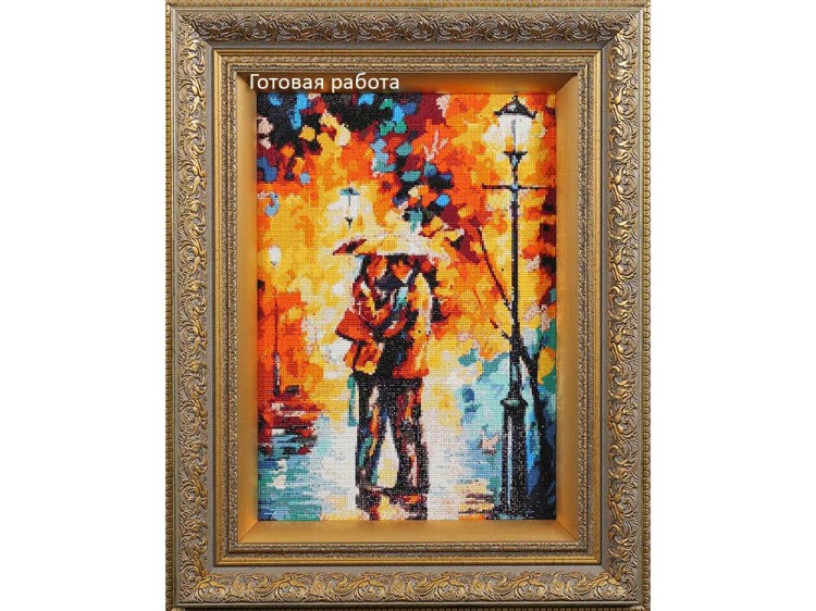 Алмазная вышивка «Осеннее свидание» — картинка 3
