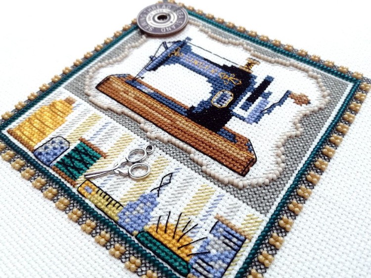 Набор для вышивания «Швейная машинка» — картинка 5