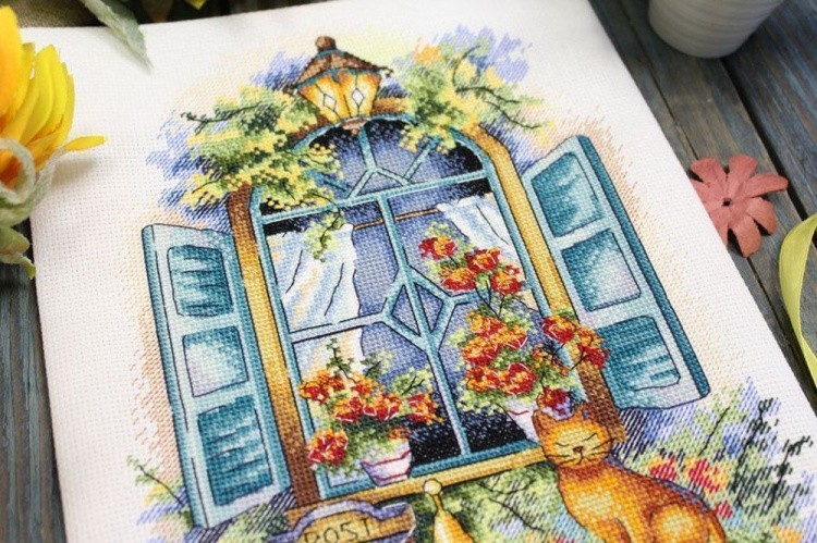 Набор для вышивания «В ожидании новостей» — картинка 3