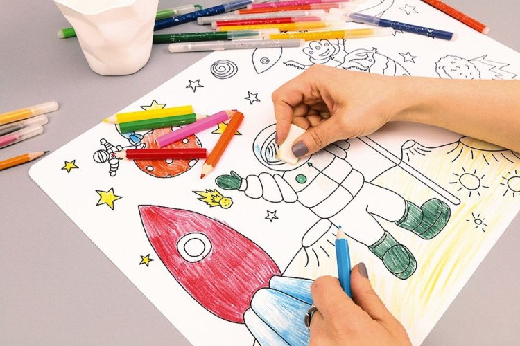 Коврик-раскраска «Космос» — картинка 5