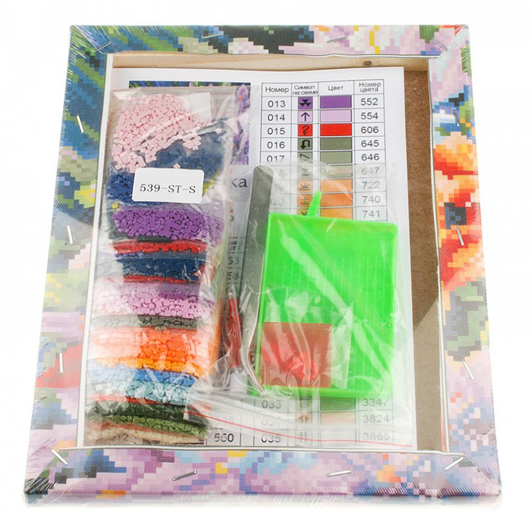 Алмазная вышивка «Лилии из сада» — картинка 3