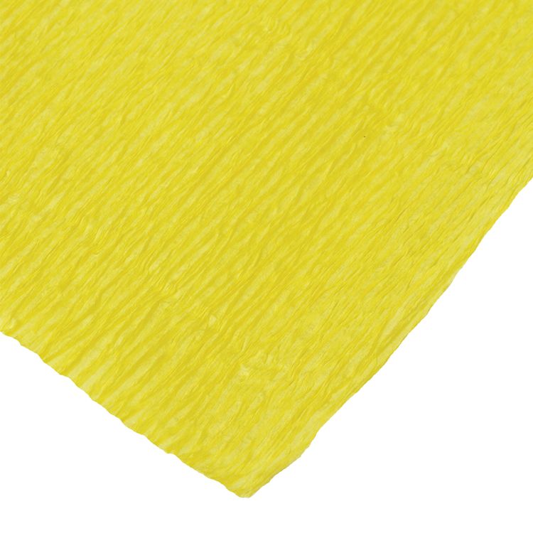 Бумага гофрированная (креповая), 110 г/м2, желтая, 50х250 см, ОСТРОВ СОКРОВИЩ — картинка 3