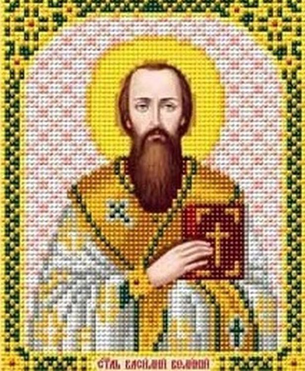 Рисунок на ткани «Святой Василий»