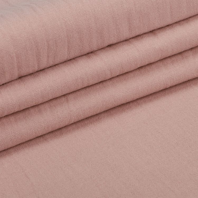 Ткань Хлопок крэш, 5 м х 150 см, 90 г/м², цвет: пудро-розовый, TBY — картинка 2