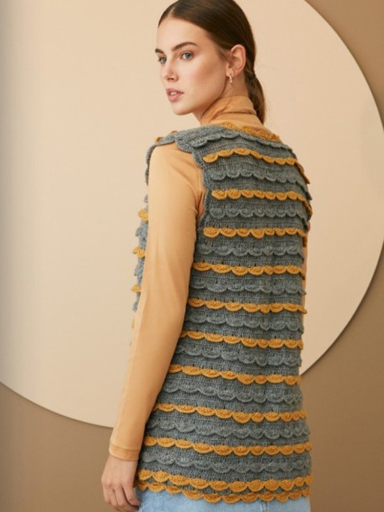 Пряжа NAKO Super inci Narin (Нако Супер инси нарин), (1175), красный, 5 шт. по 100 г — картинка 12