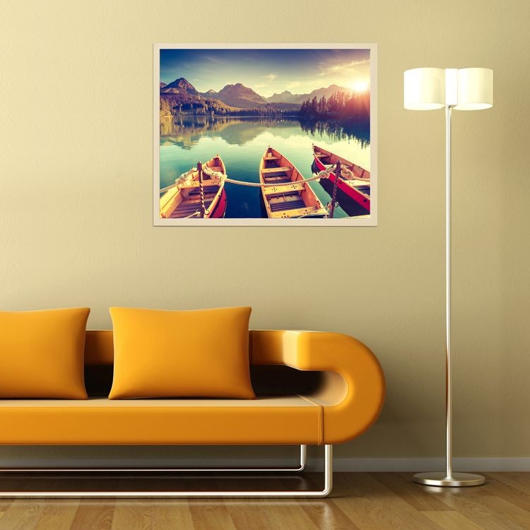 Картина по номерам «Горное озеро» — картинка 4