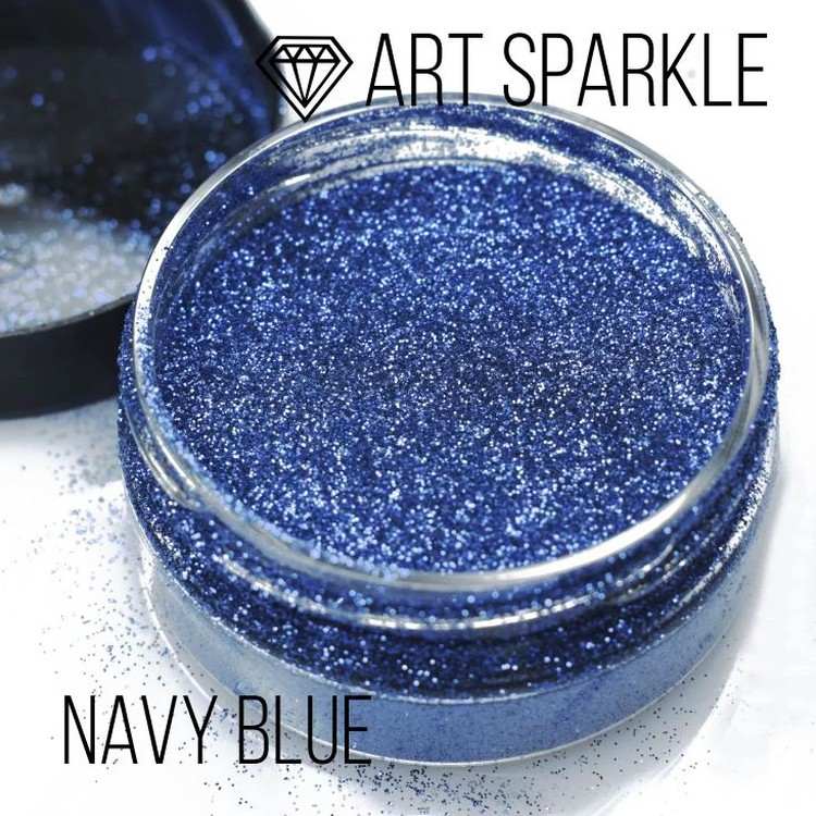 Глиттер мелкий Navy Blue, 50 г, Craftsmen.store — картинка 2