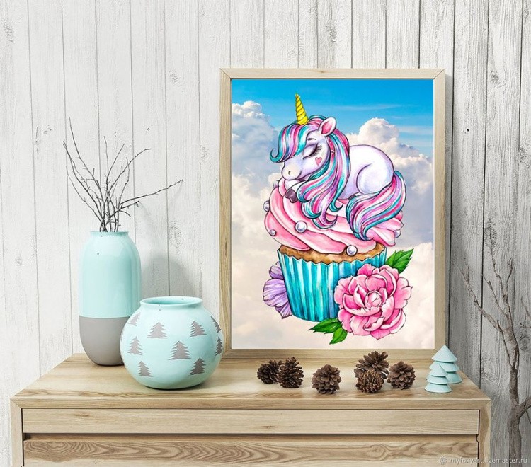 Алмазная вышивка «Сладкий кексик» — картинка 6