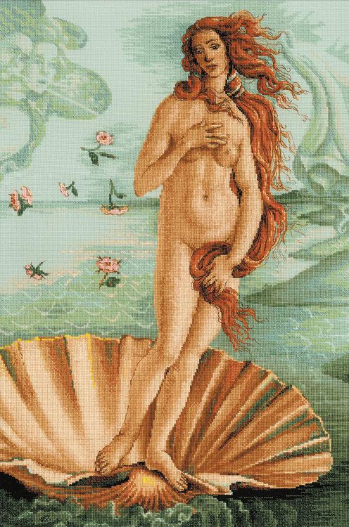 Набор для вышивания «Рождение Венеры по мотивам картины С. Боттичелли»