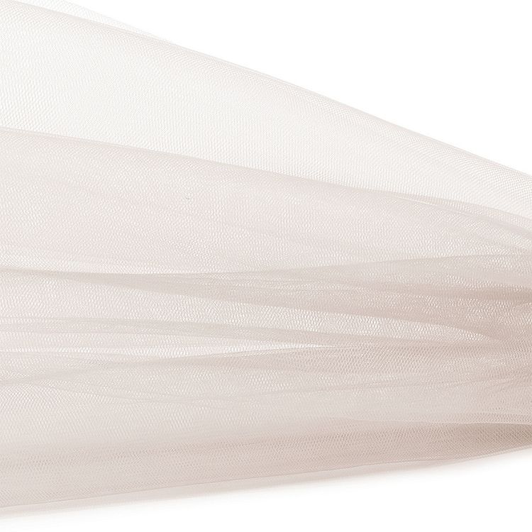 Еврофатин мягкий матовый Hayal Tulle, 5 м, ширина 300 см, 100% полиэстер цвет: молочно-розовый, Hayal — картинка 2