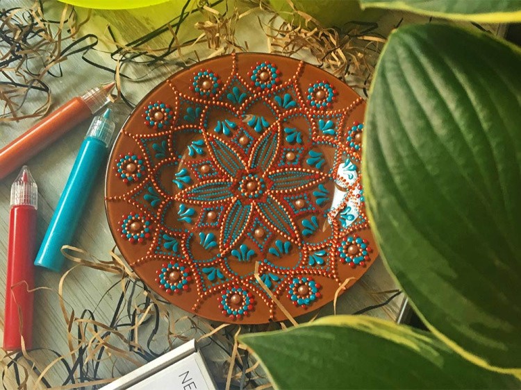 Набор для точечной росписи «Brown Plate» — картинка 10