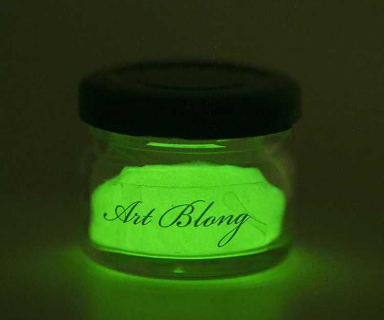 Люминофор №2 Зеленый (15 г) (светящийся порошок), Art Blong — картинка 2