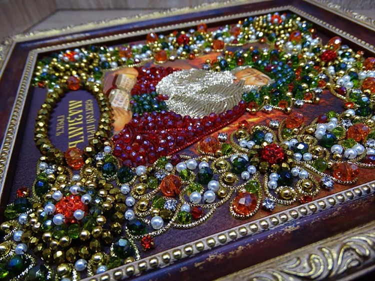 Набор вышивки хрустальными камнями «Святой Максим» — картинка 5