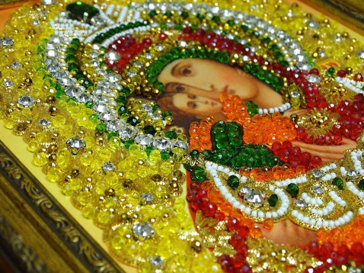 Набор вышивки хрустальными камнями «Владимирская» — картинка 11