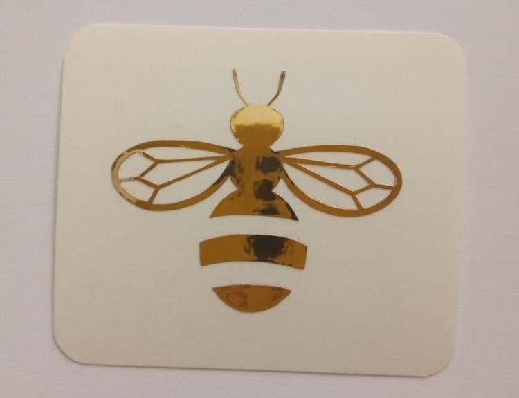 №61 Наклейка (золото) Sticker, Art Blong — картинка 2