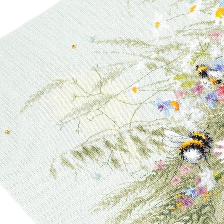 Набор для вышивания «Ромашки и клевер» — картинка 5