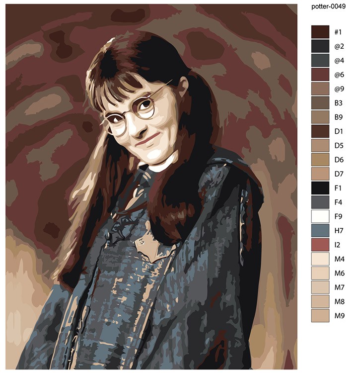 Картина по номерам «Гарри Поттер: Плакса Миртл 40x50» — картинка 2