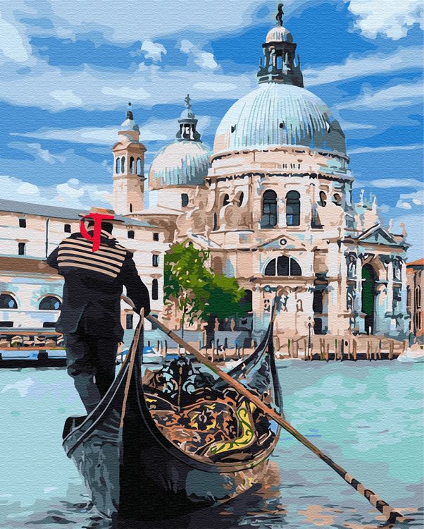 Картина по номерам «Венецианский гондольер»