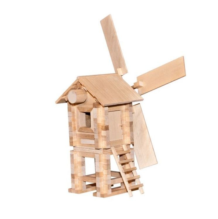 Конструктор из дерева «Ветряная мельница» — картинка 2