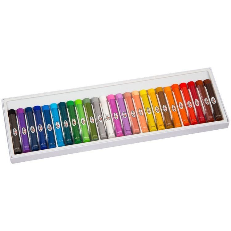 Пастель масляная «Московская палитра», 25 цв., круглое сечение, Gamma — картинка 2