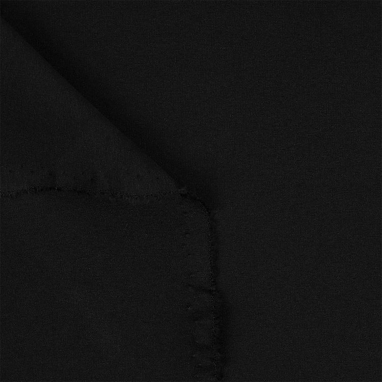 Ткань Джерси, 1 м x 155 см, 380 г/м², цвет: черный, TBY — картинка 4