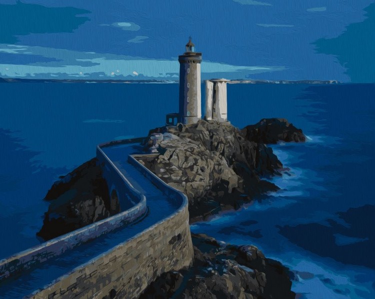 Картина по номерам «Одинокий страж морей»