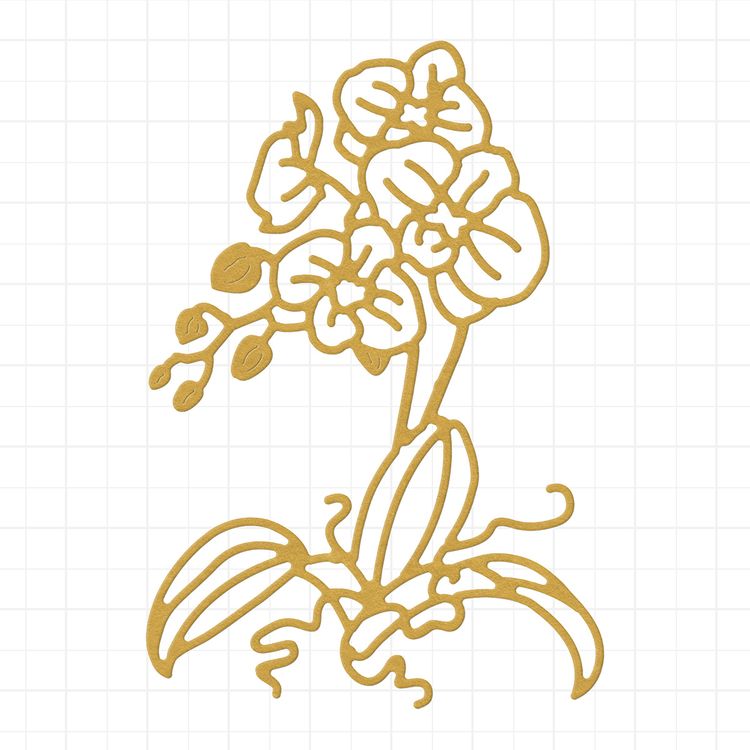 Нож для вырубки «Орхидея», 6,1x8,4 см, Mr.Painter — картинка 2