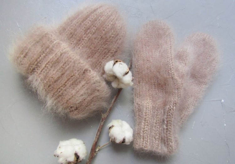 Пряжа ALIZE Mohair classik new (411), джинс меланж, 5 шт. по 100 г — картинка 6