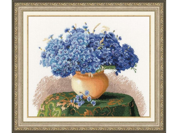 Набор для вышивания «Натюрморт с васильками» — картинка 2