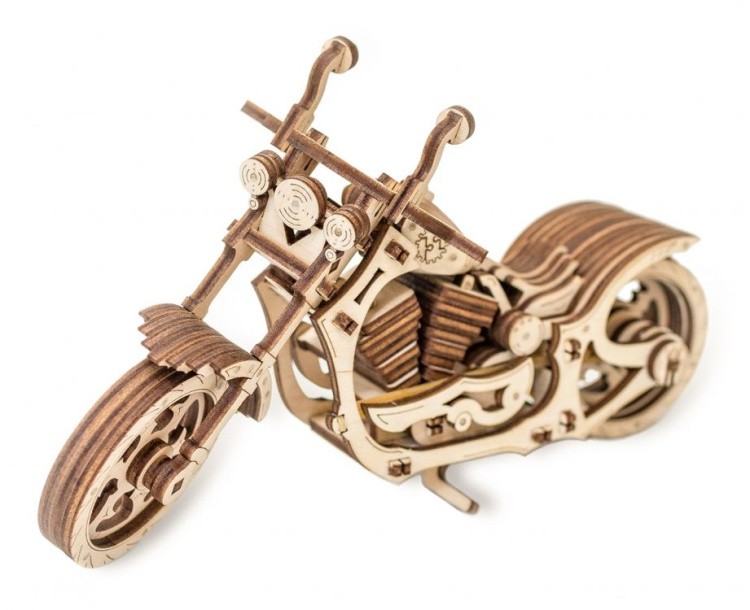 Конструктор из дерева «Мотоцикл Cruiser», Eco Wood Art — картинка 4