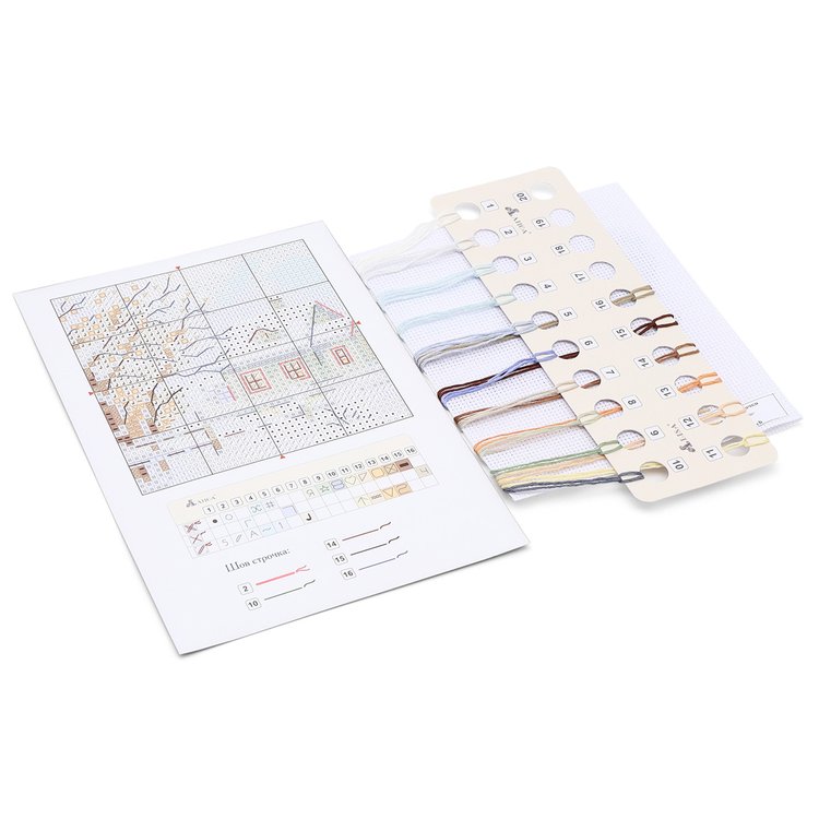 Набор для вышивания «Наступила зима. Замело» — картинка 3