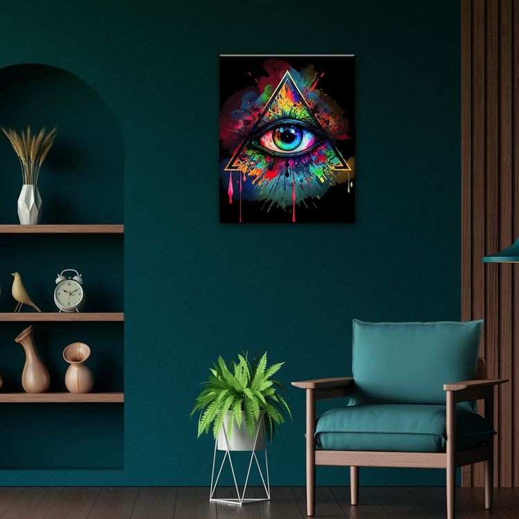 Картина по номерам «Мистическое око» — картинка 4