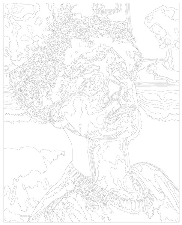 Картина по номерам «Вышел покурить: Юра Авангард 6» — картинка 3