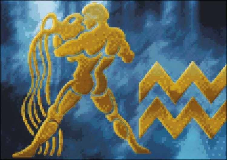 Алмазная вышивка «Водолей» — картинка 2