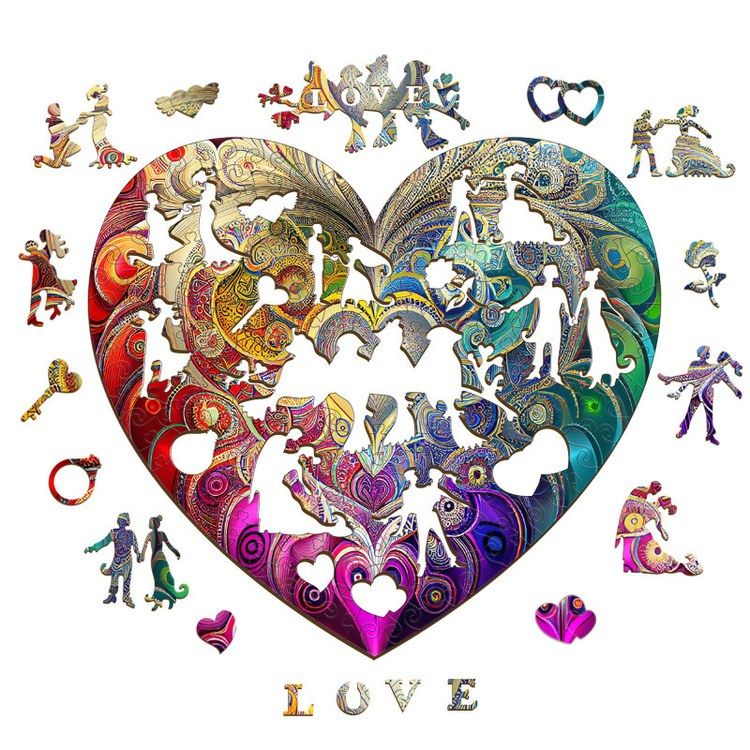 Деревянные пазлы «Храброе Сердце M», Woodbests — картинка 2