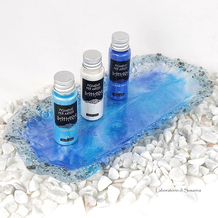 Набор металлических пигментов SAHARA, 10 шт., Resin Pro — картинка 15