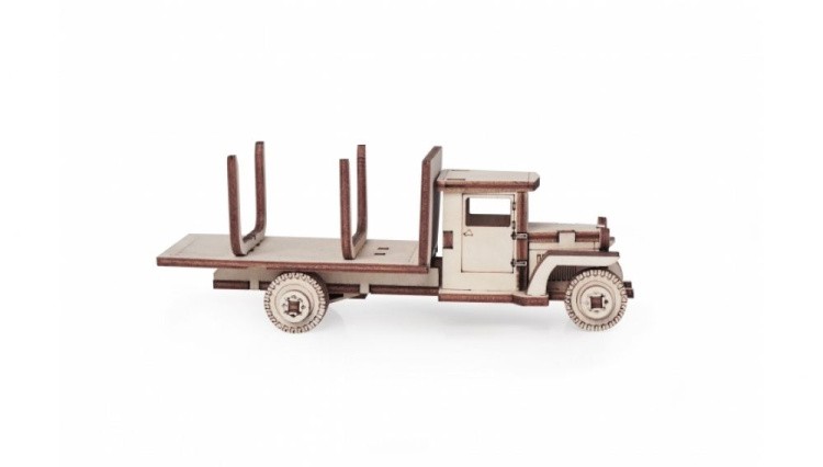 Конструктор из дерева «Грузовичок Лесовоз», Lemmo — картинка 2