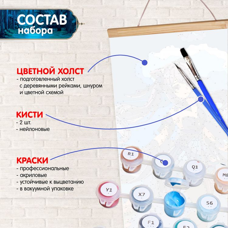 Картина по номерам «Панно. Геншин. Венти» — картинка 3