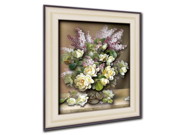 Объемная картина «Весенний букет сирени» — картинка 2