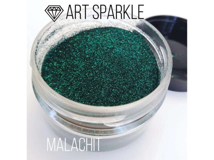 Глиттер мелкий Malaсhit, 50 г, Craftsmen.store — картинка 2