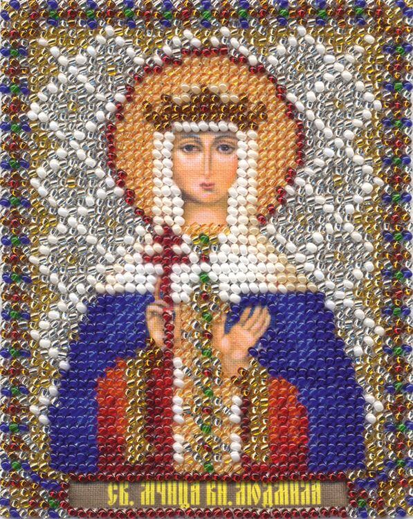 Набор для вышивания «Икона св. мученицы княгини Людмилы»