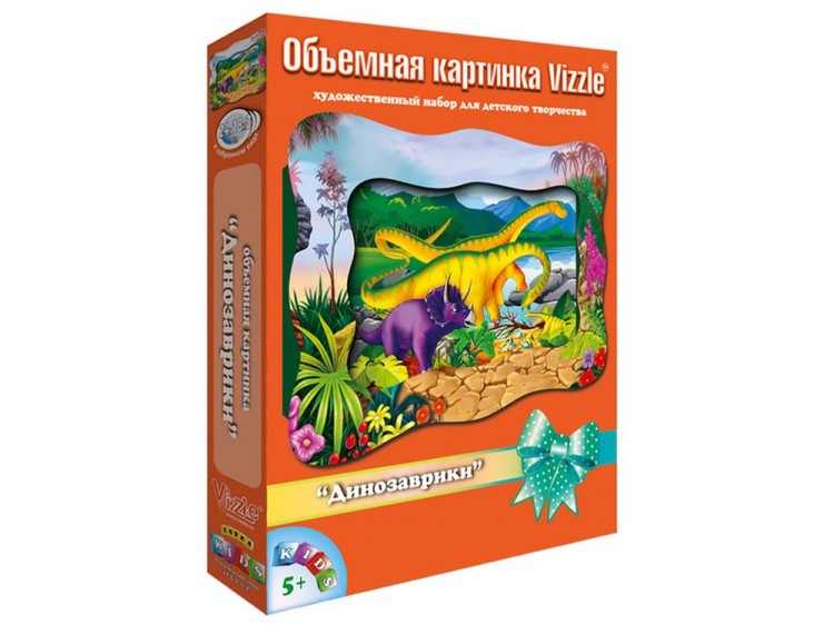 Объемная картина «Динозаврики» — картинка 4